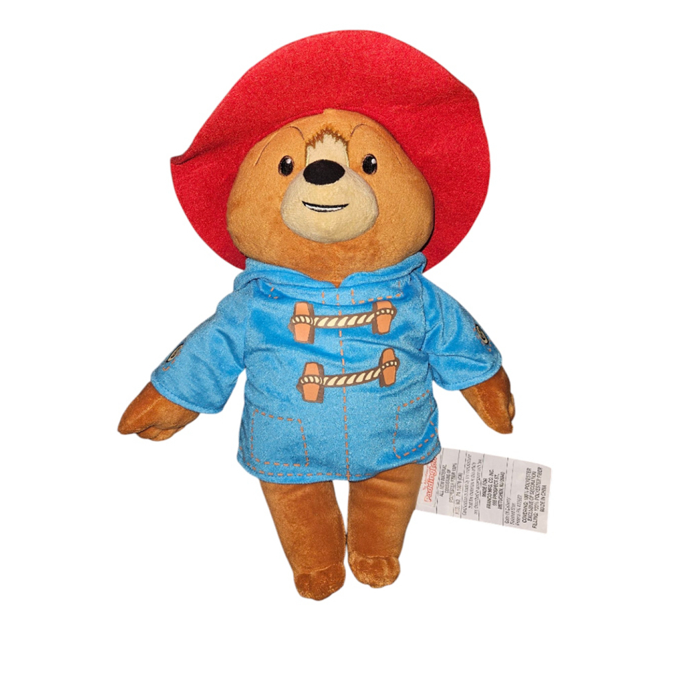 The Adventures of Paddington Bear Plush Toy Brown and Red
